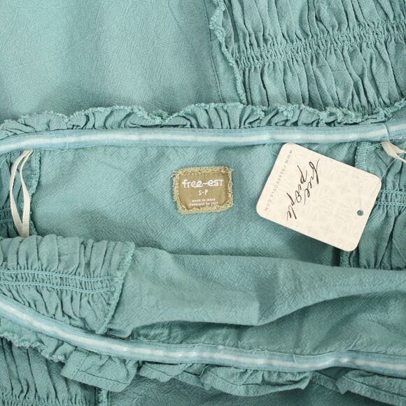 Free People Free-Est My Muse Mini Tube Dress Bodycon Smocked Cotton S NWT 285842 - Picture 8 of 8